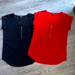 Express Half-zip Blouses
